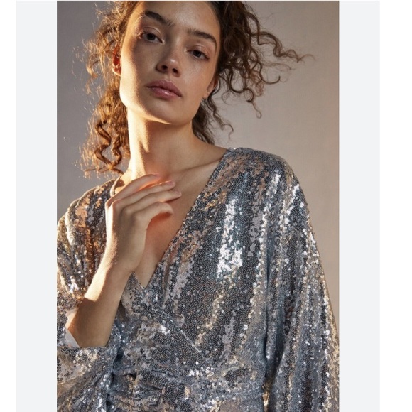 LISABETTE SEQUINED MINI DRESS - Picture 3 of 10